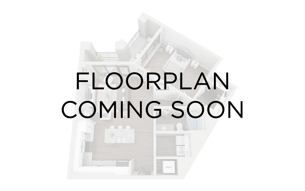 Studio 2 - Studio floor plan layout with 2 bathrooms and 1200 square feet